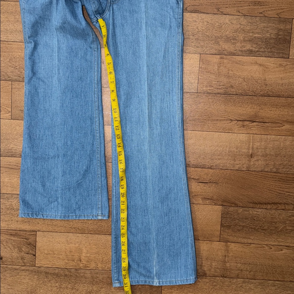 Vintage Levi’s Size 28 Orange Tab Jeans Blue Coastal Cowgirl Rodeo Festival Boho - Picture 14 of 16